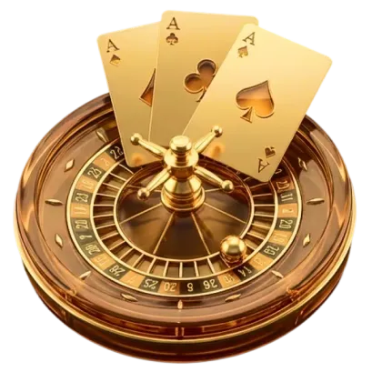 Gold roulette with aces for the Wanted Win bonus on the first deposit